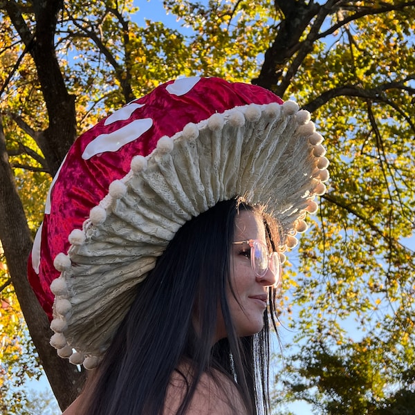 DIY Easy Mushroom Hat Tutorial - DIGITAL DOWNLOAD - renaissance cosplay, festival outfit, rave wear, cottagecore clothes