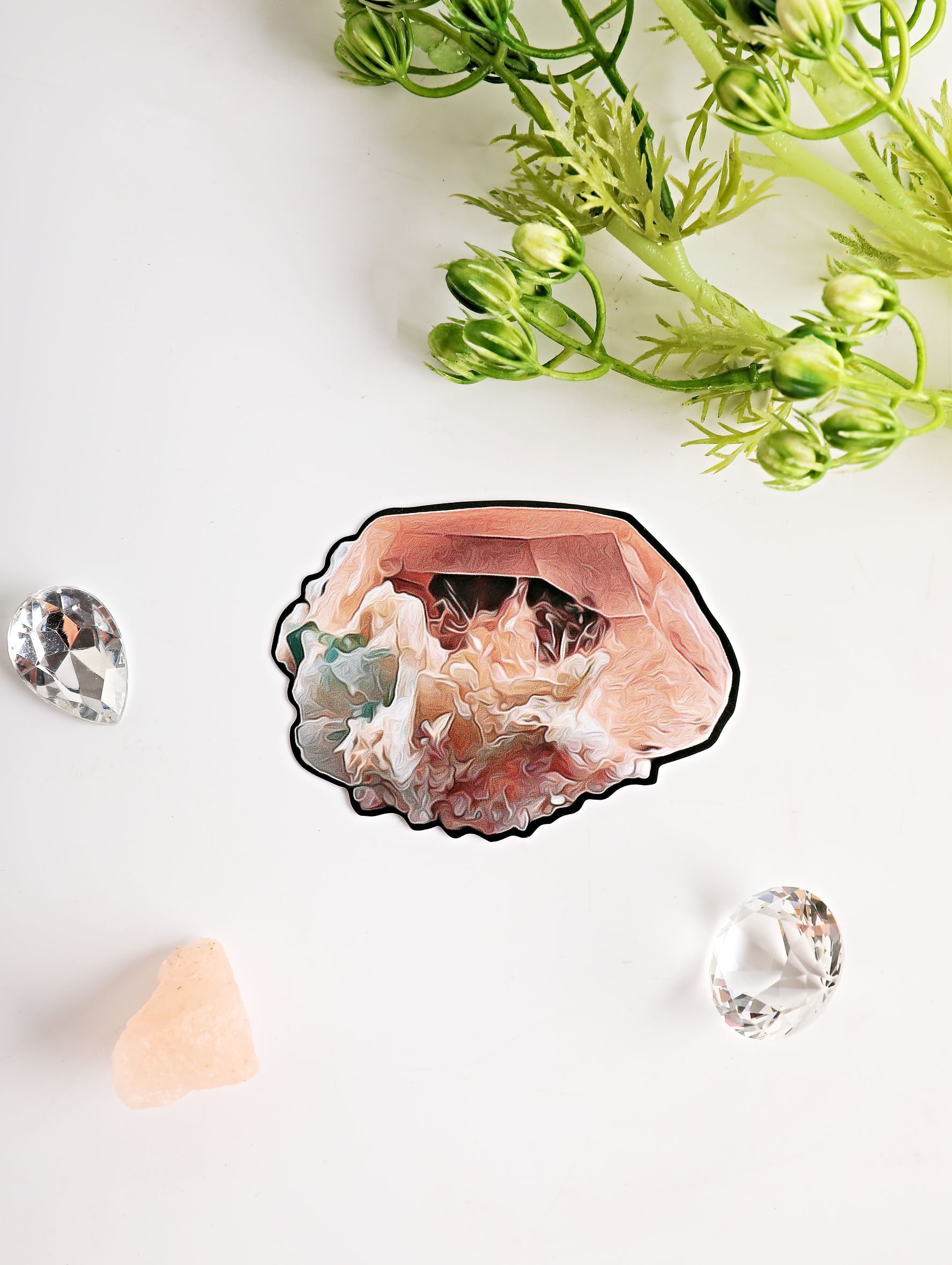Pierr quartz rose brit de Madagascar 375g