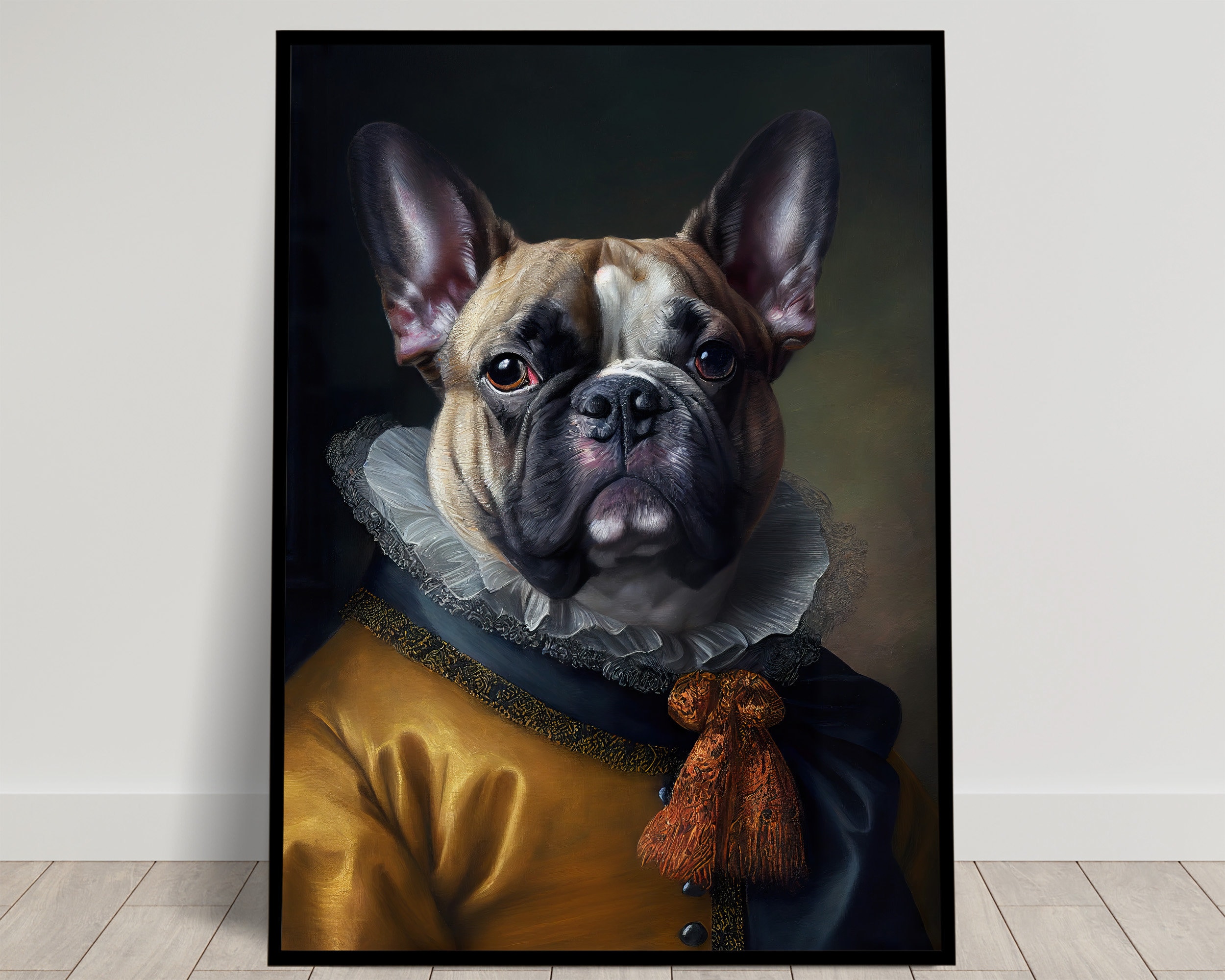 KIWISTAR - Adesivo da parete con bulldog francese, in 6 misure, decorazione da parete, cucina, soggiorno, camera da letto, bagno