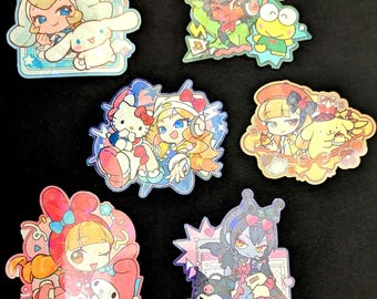 OW HK and Friends Glossy Stickers