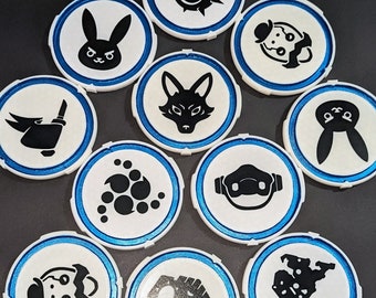 OW Ultimate fanart Drink Coasters