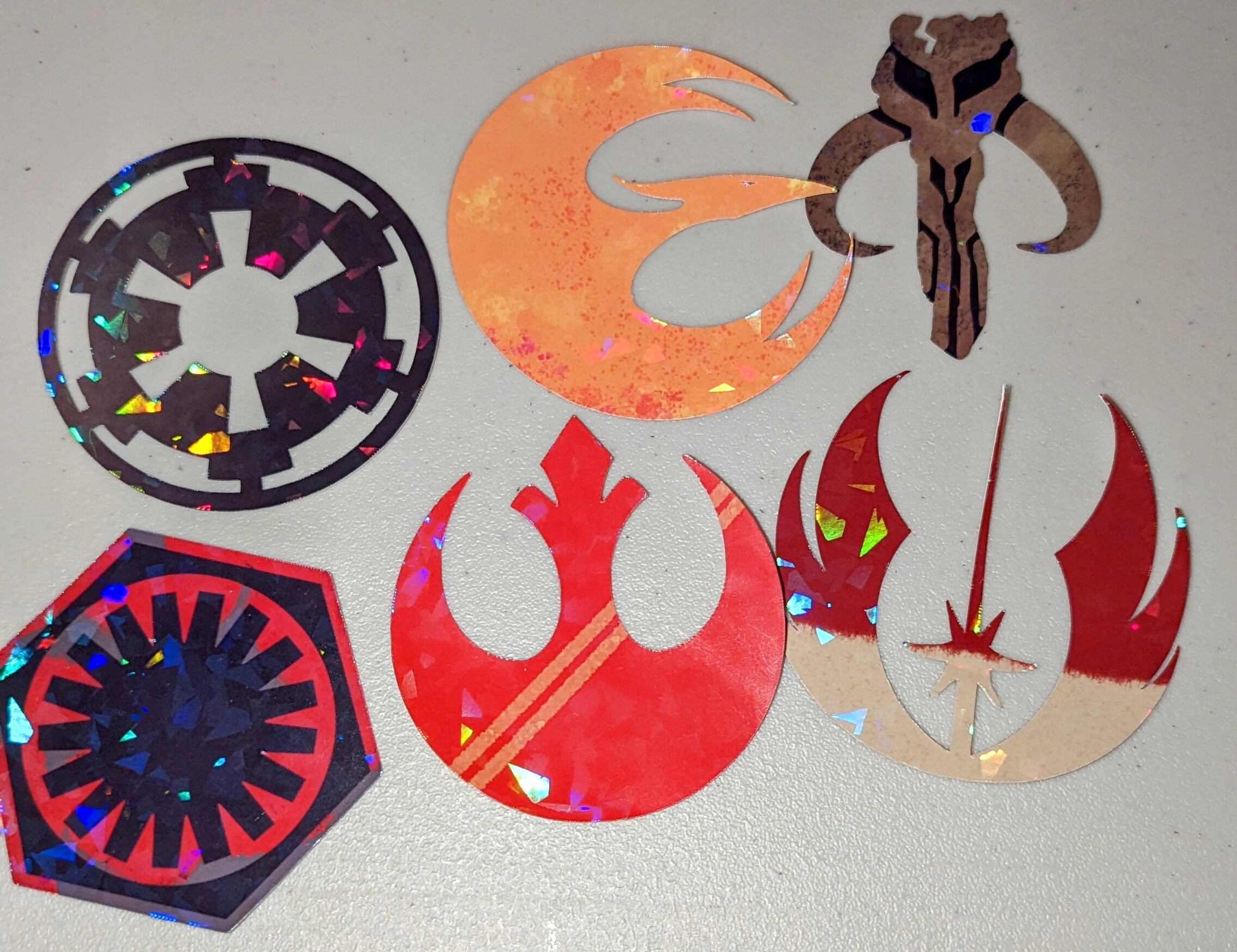 Star Wars Faction Stickers Symbols - Etsy