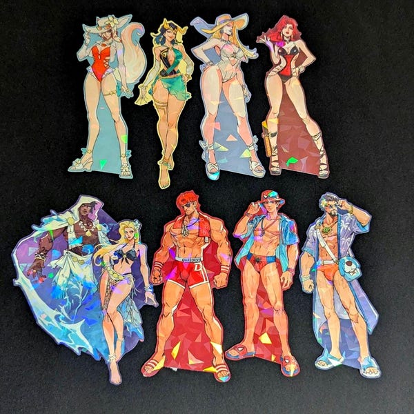 Marvel Rivalss Summer Heroes Stickers