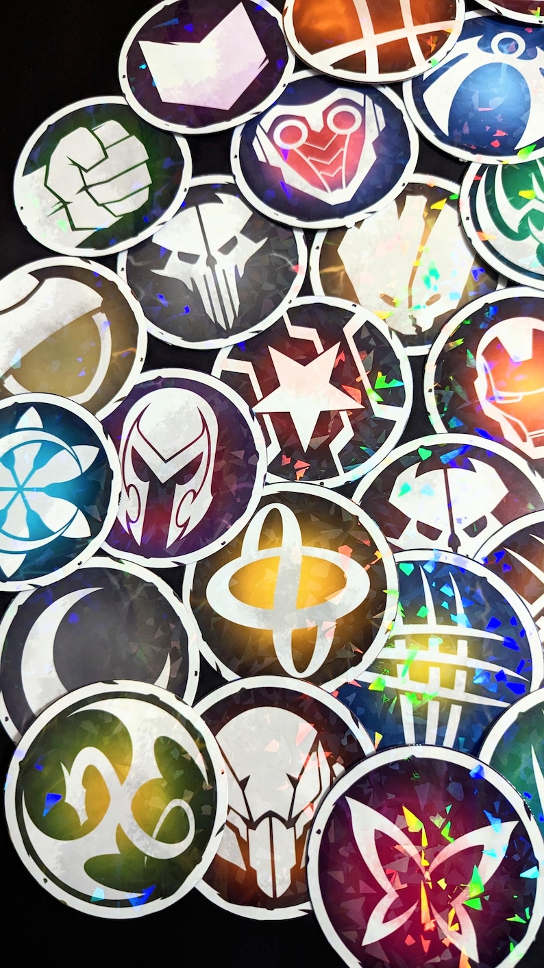 Marvel Rivals Amazing Sticker Marvel Rivals Inspired Hero Emblem Stickers (cyclopes Now Available ...