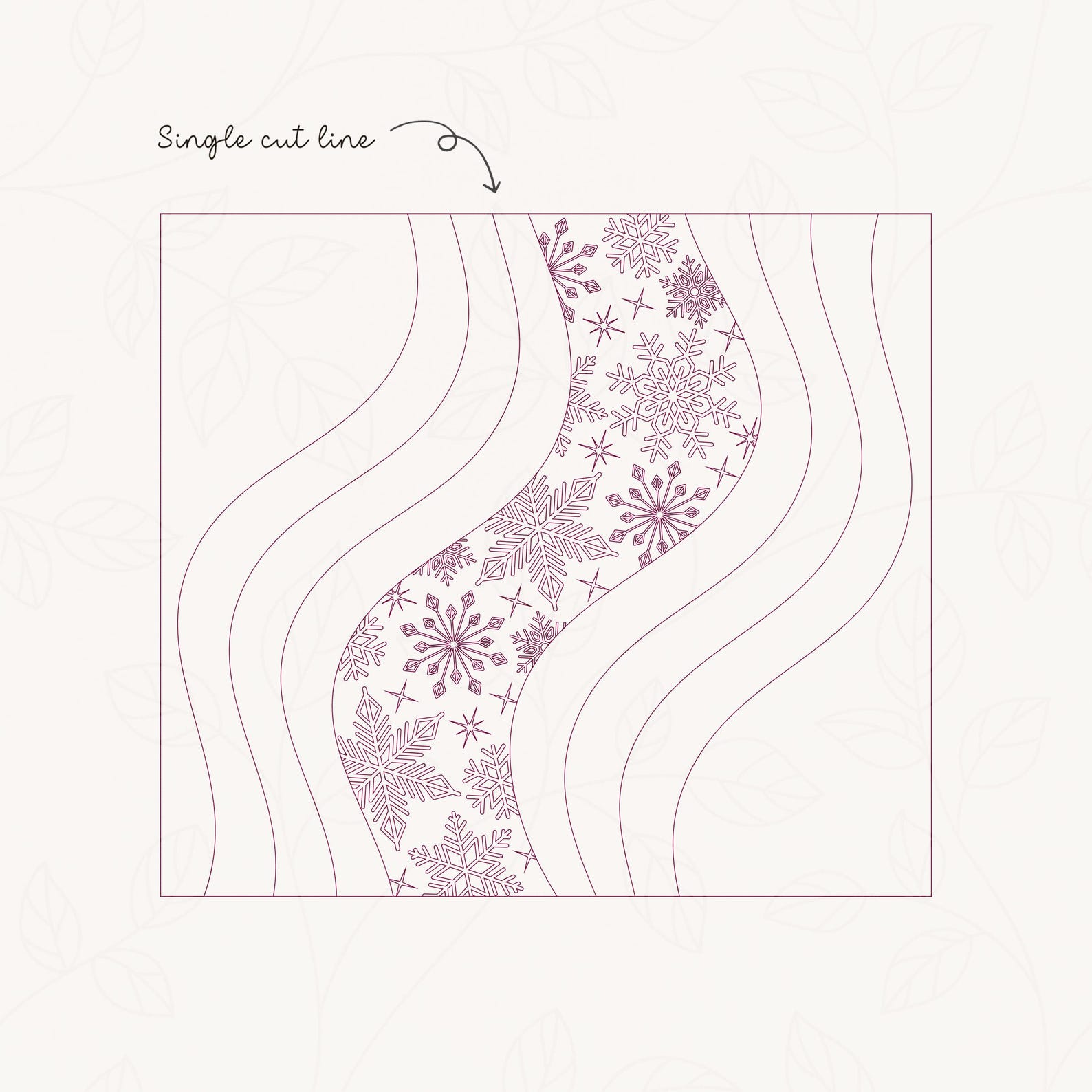 Groovy Script Snowflake Groovy Snowflake Template SVG for Hogg 20oz Straight Skinny Tumbler ...