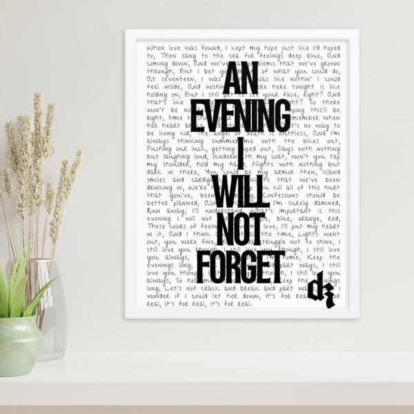 Dermot Kennedy Poster an Evening - Etsy
