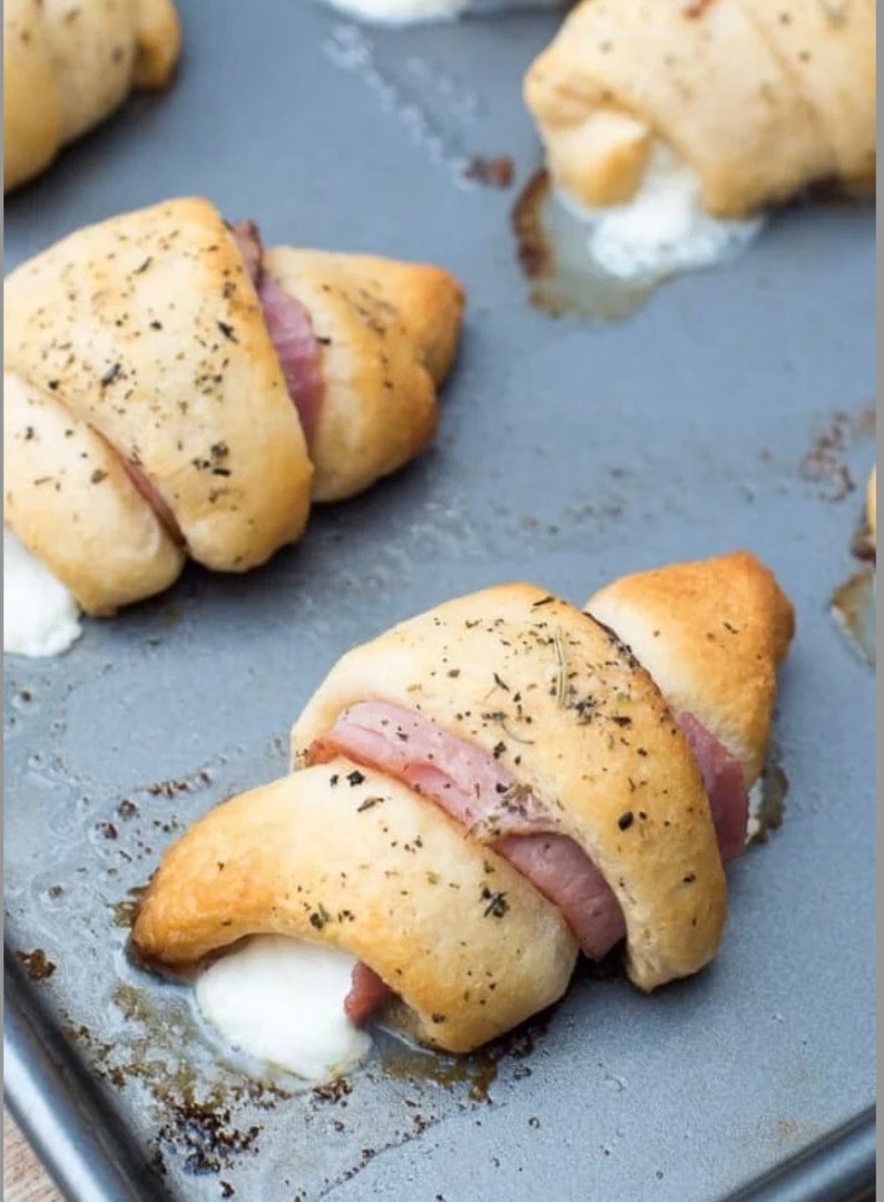 Ham & Cheese Croissants Starbucks Style Etsy