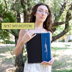 Portafolio de cuero personalizado, Portafolio de cuero personalizado, Regalo de graduación personalizado, Regalos de oficina, Diario de cuero, Regalo corporativo, Regalo de Navidad