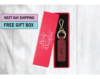 Couples Keychain Gift, Custom Leather Keychain, Personalized Keychain,Leather Personalized Gift,Dad Gift, Small Company Gift,Mom Gift