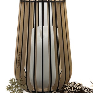 Laser file cut file file decorative candle (.xcs - .pdf - .svg)