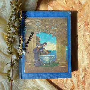 A Wonder Book and Tanglewood Tales by Nathaniel Hawthorne/ Vintage Book/ Mythology Stories/ Vintage Storybook/ Twentieth Century Book
