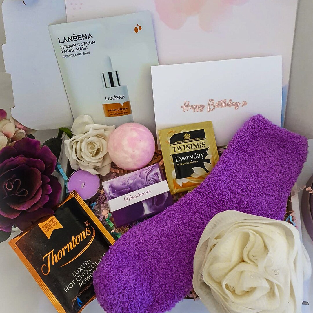 RELAX Pamper Gift Box for Her Pamper Hamper Gift Set Etsy UK