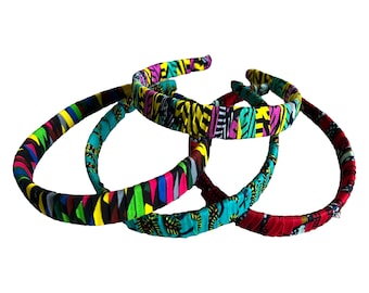 African Print Headband, Ankara Headband, Hairband, Hair Styling Accessory, Hairbands for Girls and Women, African Headbands