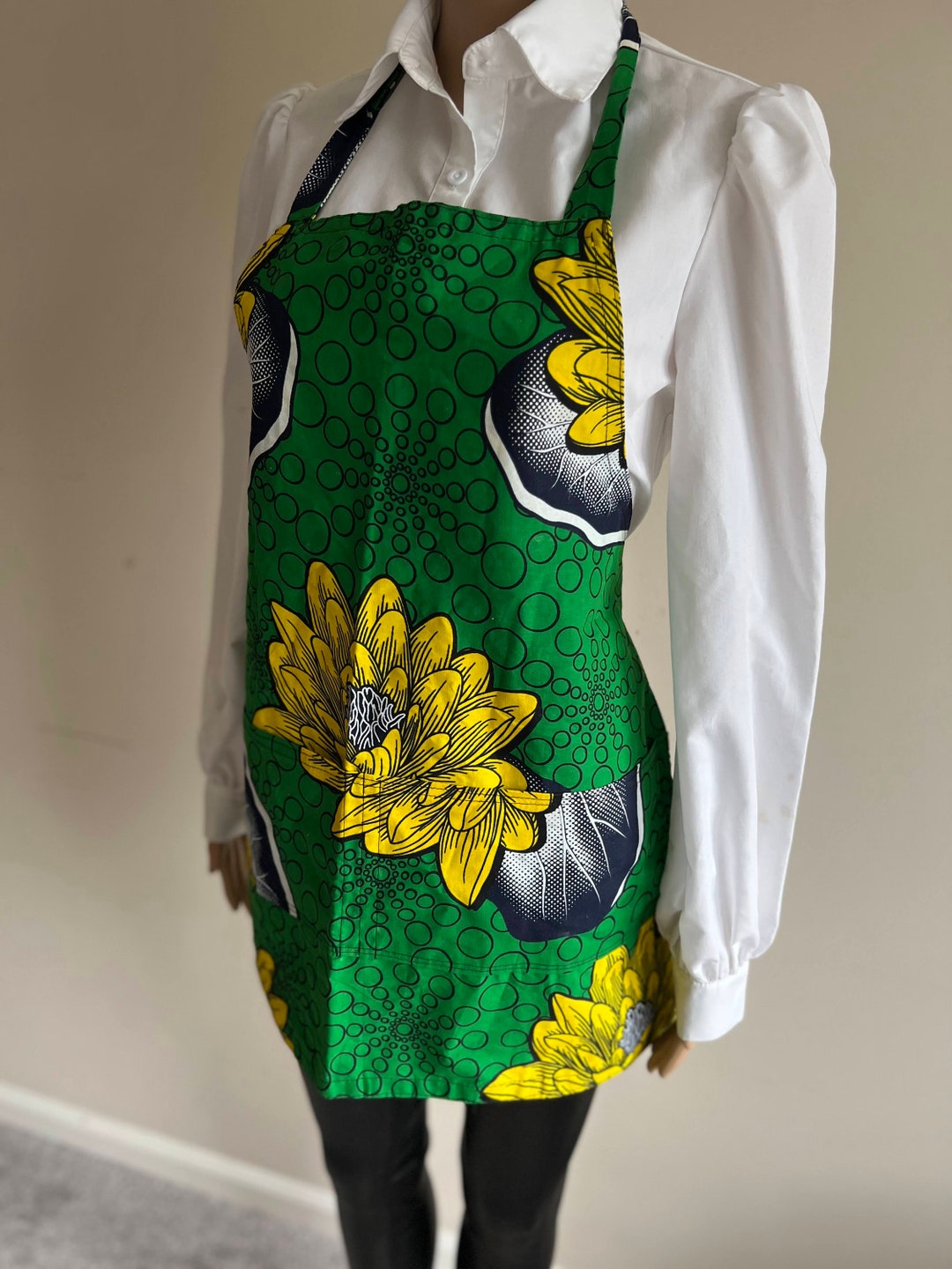 Apron African Print Apron Ankara Apron Kitenge Apron Etsy
