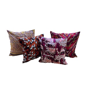 African Print Pillow Cover: Handmade Ankara Home Decor