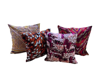 African Print Pillow Cover: Handmade Ankara Home Decor
