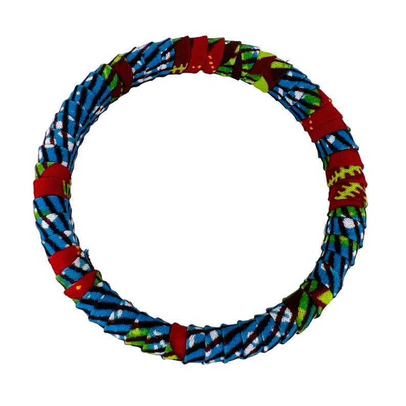 Ankara Fabric Bracelet African Print Bracelet Handmade Etsy