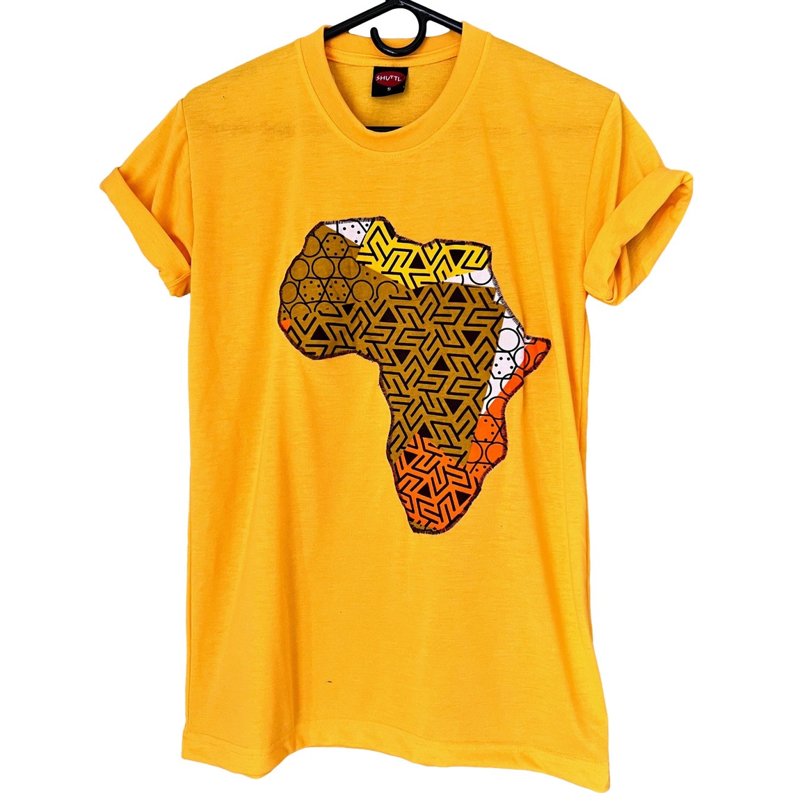 Africa Shirt, African Print T-shirt, Map of Africa, Unisex Tees
