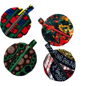 Pochette pour écouteurs à imprimé africain, protège-oreillettes, housse en tissu pour AirPods, porte-clés, porte-monnaie, pochette pour AirPods d'Ankara, housse pour Airpod
