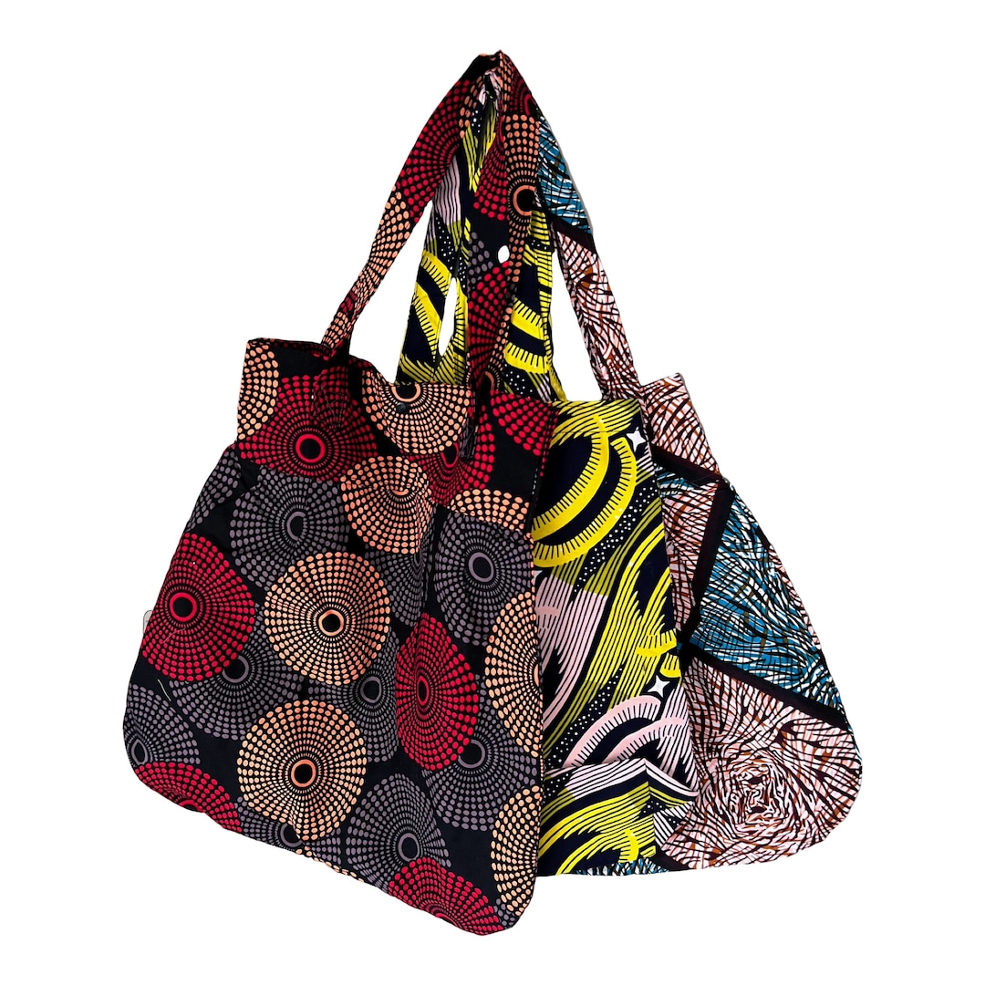 African Print Tote Bag Tote, Ankara Bags, Cotton Tote Bag
