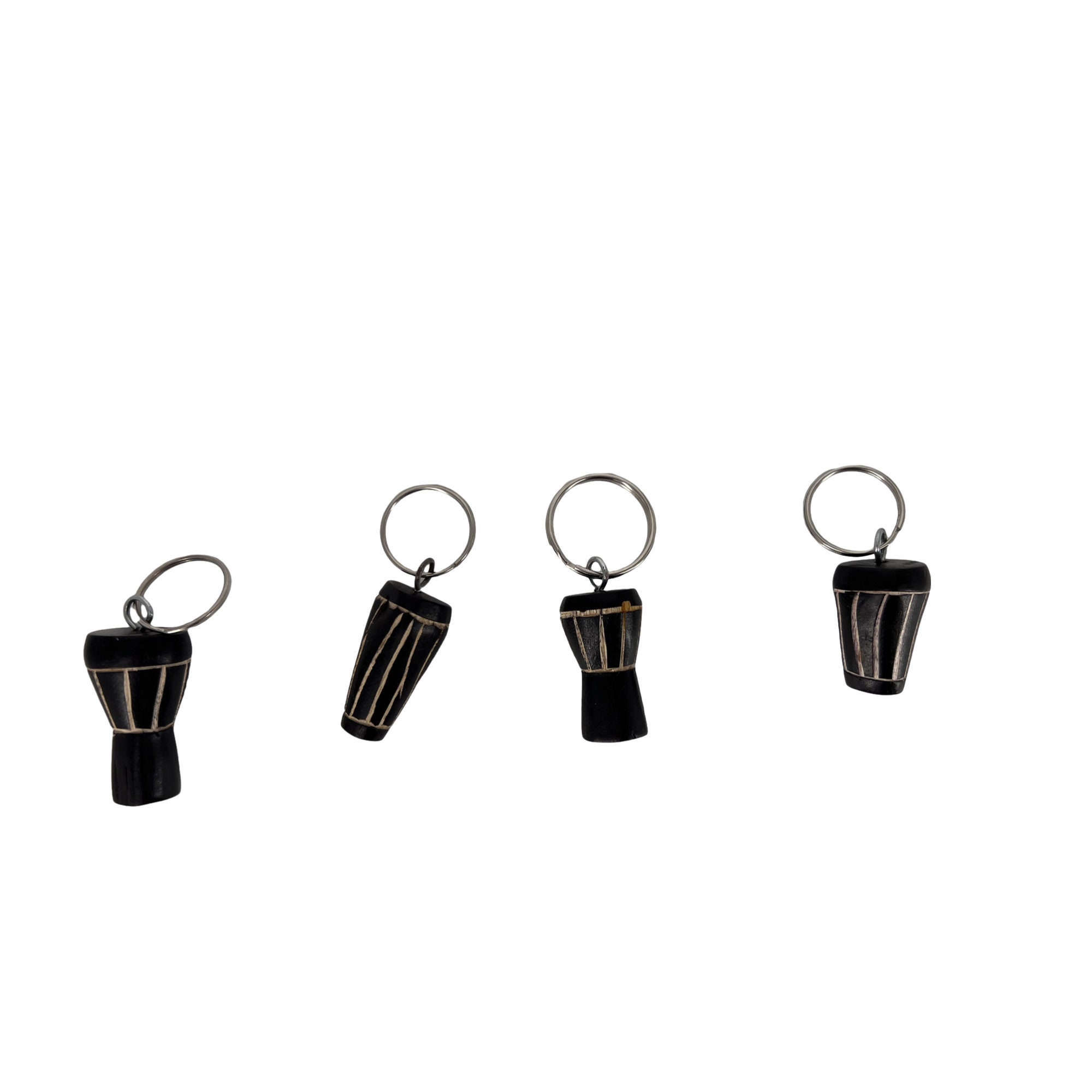 Keychains,african Drum Keychains, Wooden Drum Keychains, Drum Inspired