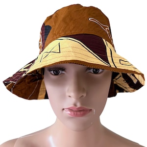 Bucket Hat, African Print Bucket Hat, Ankara Bucket Hat,  Unisex Bucket Hat, Summer Print Bucket Hat