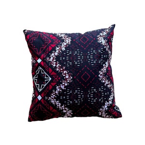 African Print Pillow Cover: Ankara Cotton Home Decor