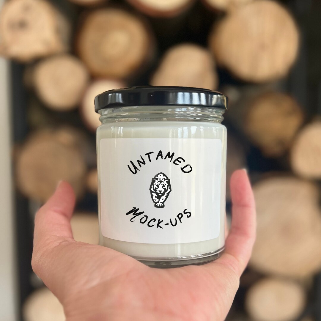 Soy Candle Mockup Candle Mock up 9 Oz Candle Mockup Black Lid Candle Soy Candle Mockup Candle Mock up 9 Oz Candle Mockup Black Lid Candle