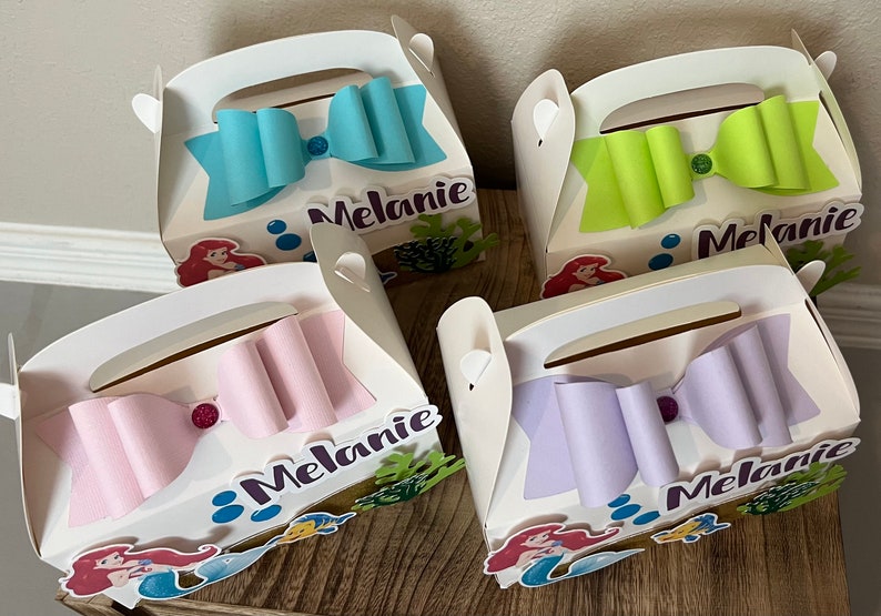 The Little Mermaid Treat Boxes - Etsy