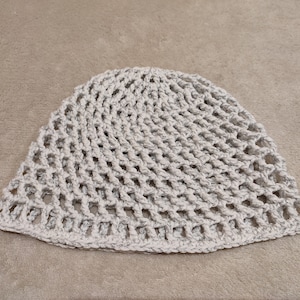 Sparkle silver white skull hat, disco hat, mesh hat, retro hat, 70s hat, crocheted party cap