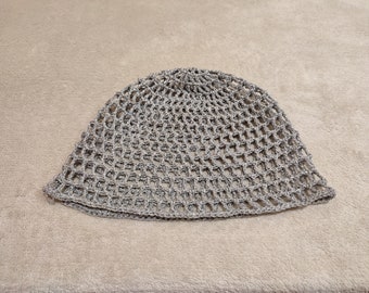 Checkered Classic Hat // Impercork Paris // Gray Black Checkered Classic Hat // Impercork Paris // Gray Black