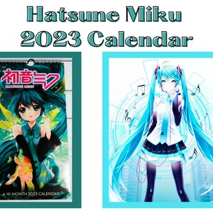 Hatsune Miku 2023 Calendar 16 Month Hatsune Miku Posters - Etsy