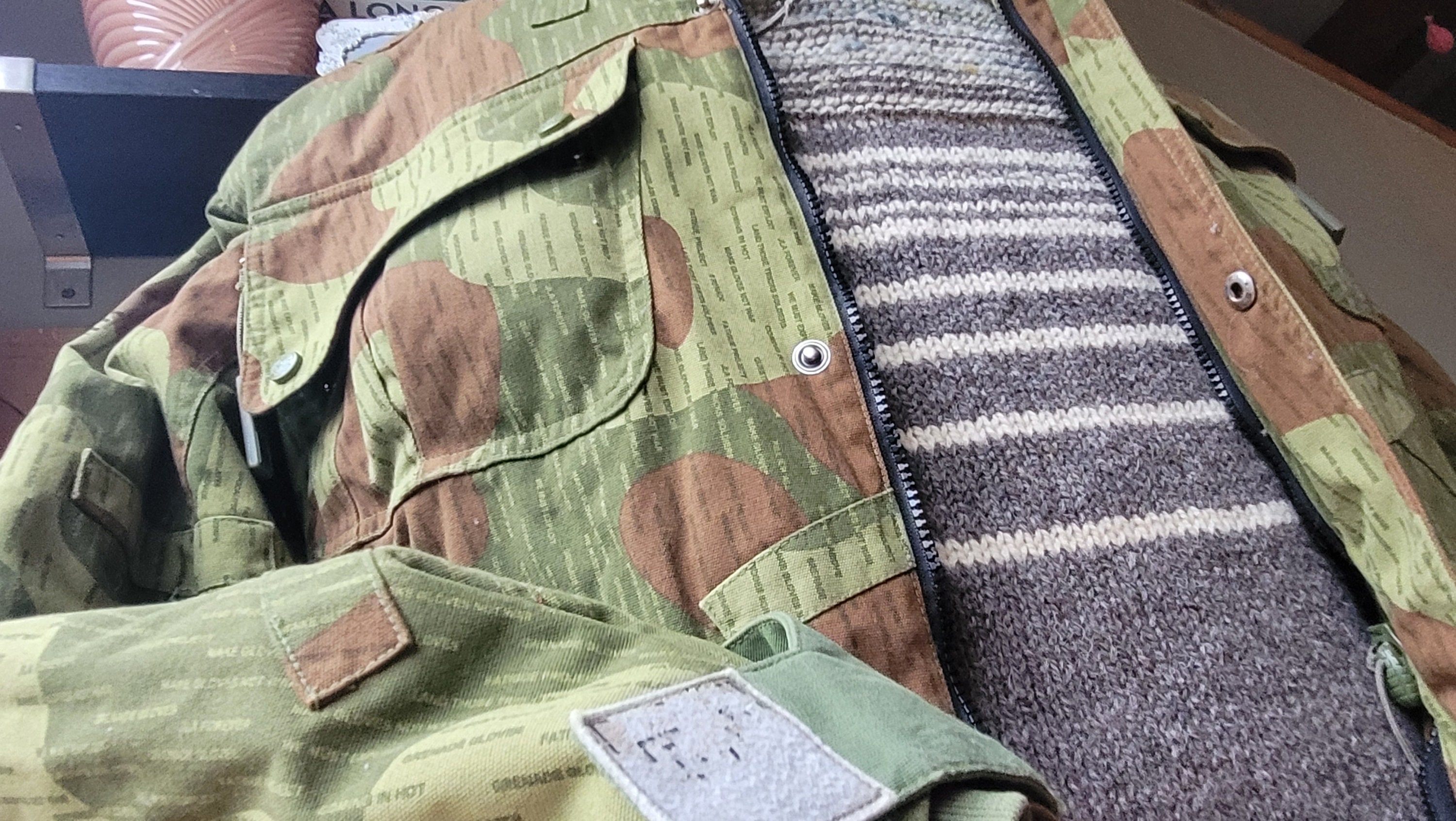 GRENADE Paratrooper Vintage Snowboard Jacket Army Jacket Army