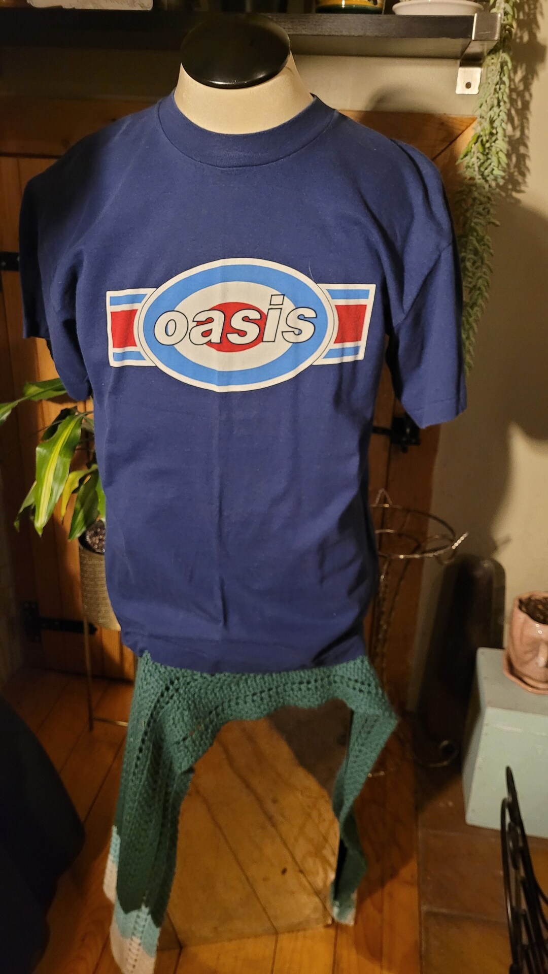 Vintage 1990s Oasis Band Shirt Vintage Band Tee Screen Etsy