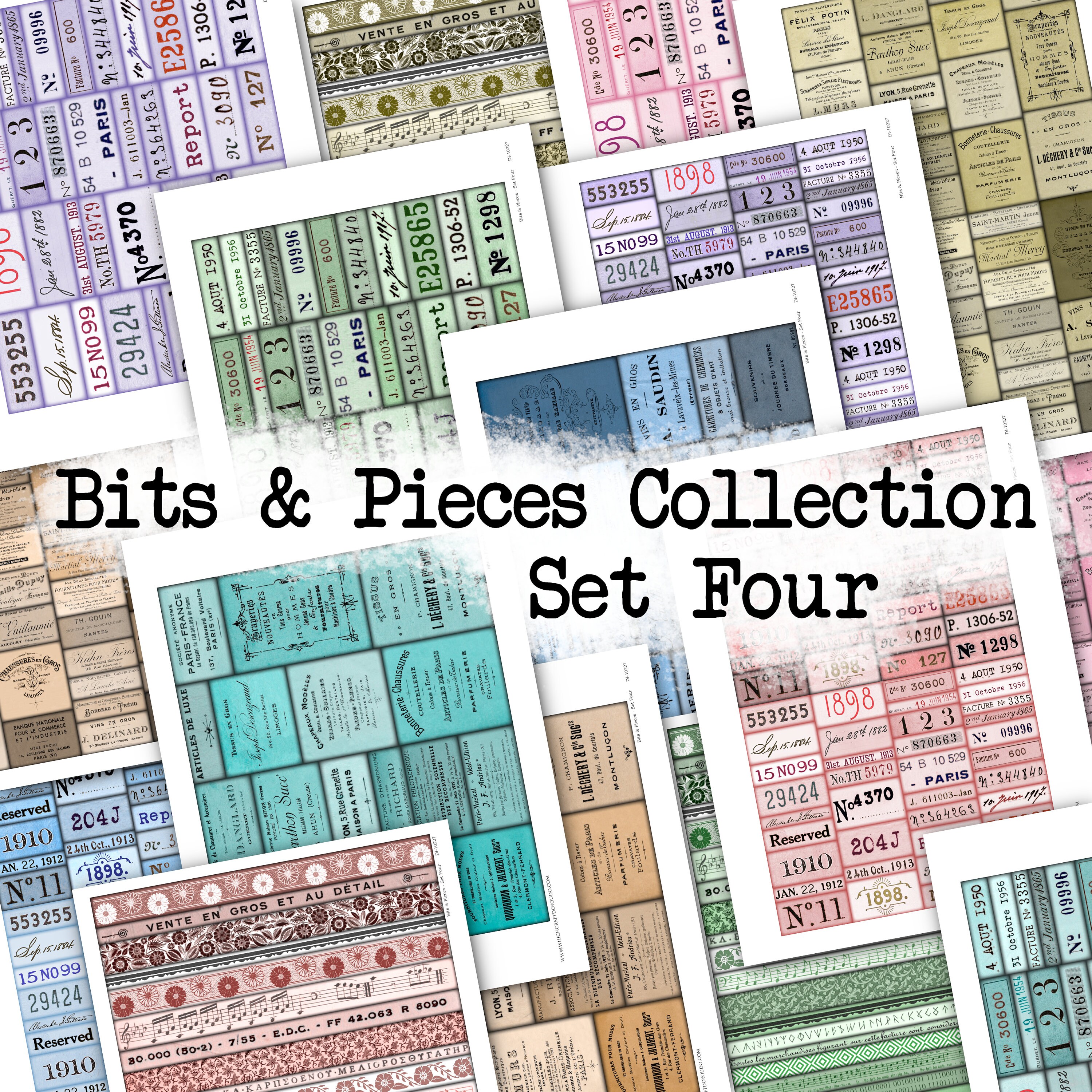 Bits & Pieces Collection Set Four DI-10227 Printable Digital Download ...