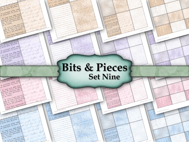 Bits & Pieces - Set Nine - DI-10245 - Printable Digital Download - Etsy