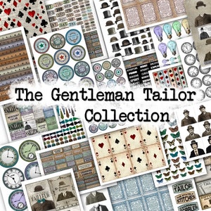 The Gentleman Tailor Collection - DI-10265 - afdrukbare digitale download