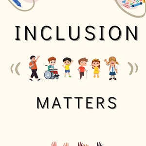 Special Education Teacher Poster for Classroom Poster for Special Education Inclusion Poster