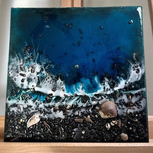 Resin Art, Wall Decor, Ocean Painting, Original Painting, Original Artwork, Ocean Resin Art, Resin Ocean, Epoxy Resin Art, Epoxy Resin,