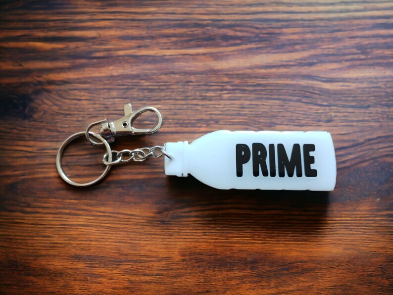 Handmade Prime Keychains Customized With Your Name on the Back Etsy