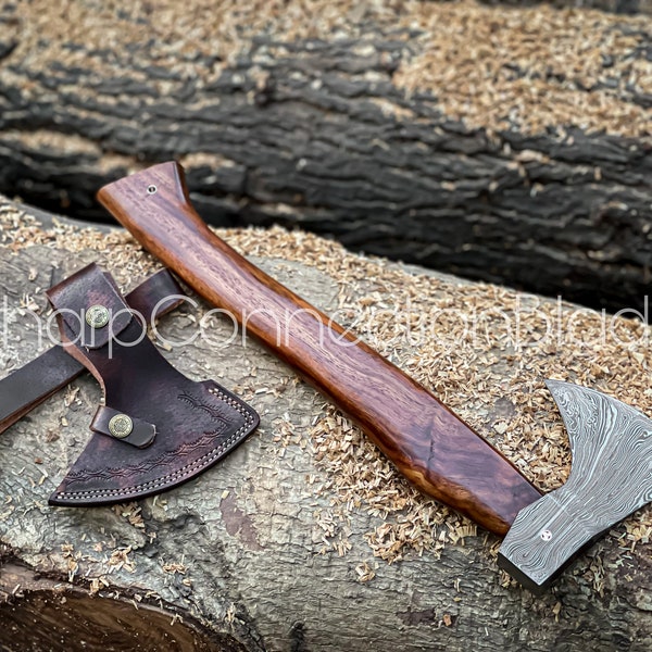 Damascus Axe Etsy