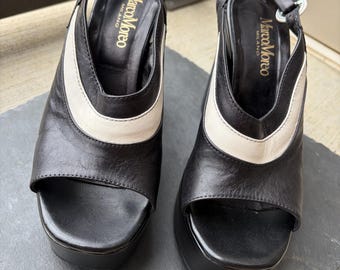 Marco Moreo Leather Wedges