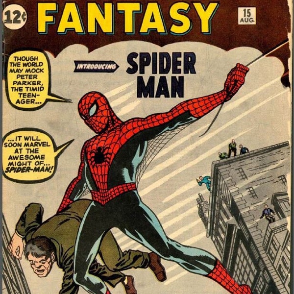 Amazing Fantasy n. 15 - agosto 1962 - Introduzione di Spiderman (PDF)