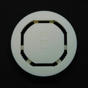 Rounded-Square Die for 4&quot; Scott Creek Extruder