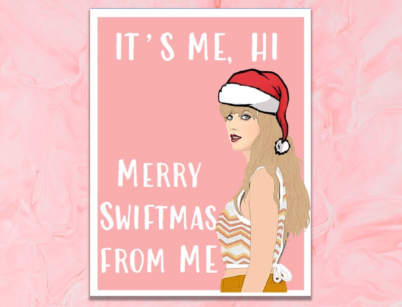 Merry Swiftmas Taylor Swift It's Me Hi Anti Hero Christmas