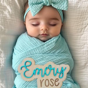 Baby Name Sign, Baby Name, Baby Name Announcement, Hospital Name Sign, Newborn Name Wood Sign, Baby Shower Gift, Gift, Birth Announcement