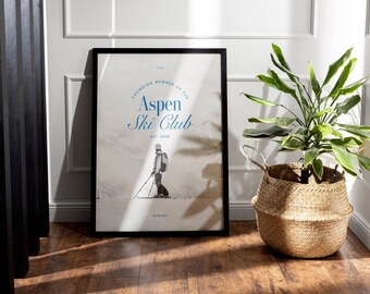 Aspen, CO Ski Club Prints