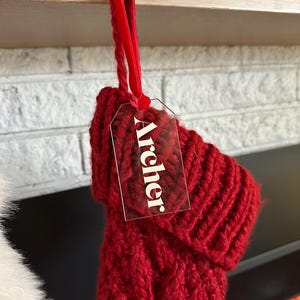 Custom Stocking Tag