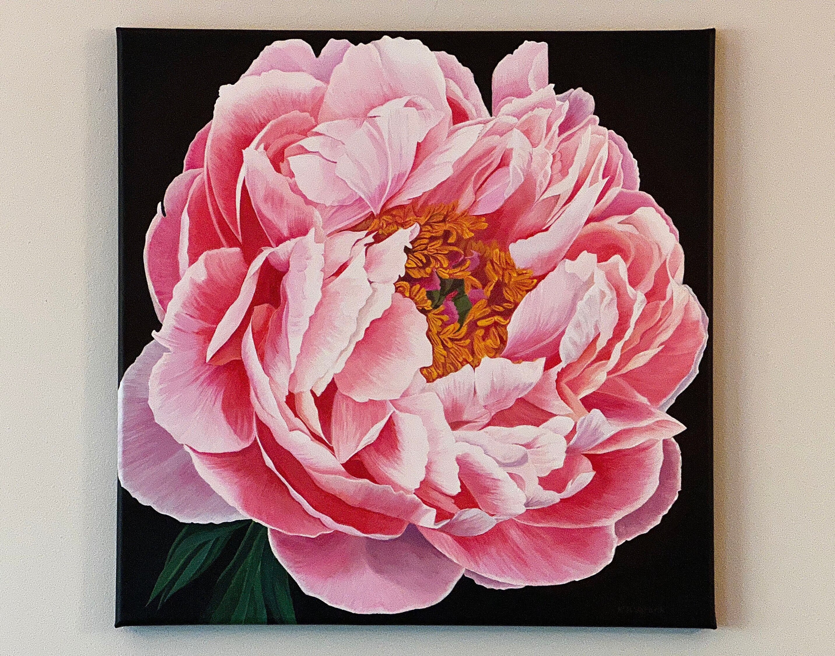 Acrylic peonies cheap