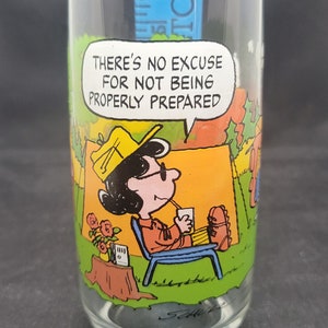1968 Tumbler Camp Snoopy Collection "There's No Excuse..."